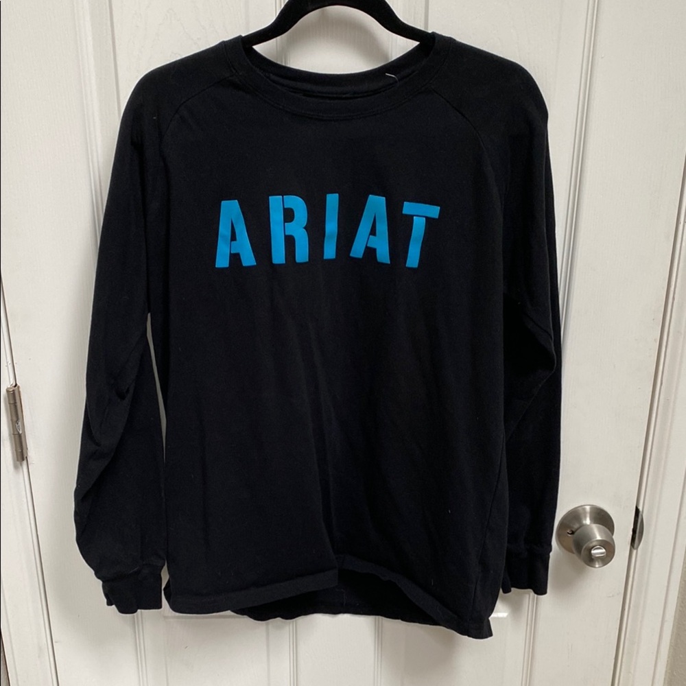 Ariat Black and Blue Long Sleeve Shirt